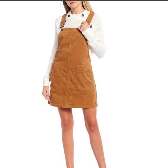 Copper Key Dresses & Skirts - Copper Key corduroy overall dress